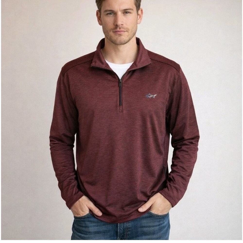 Greg Norman pullover L men's quarter-zip performance sweater